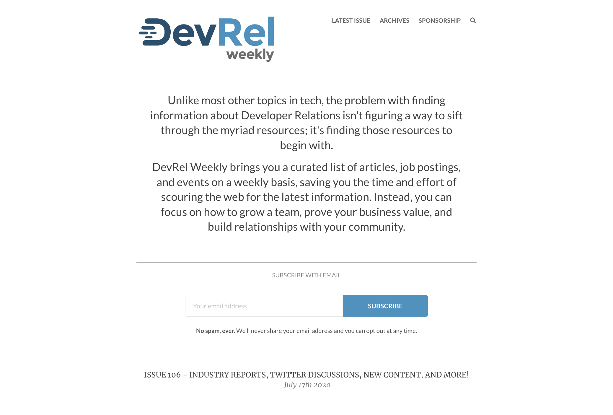 Website preview
